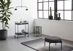 Hübsch Rullebord Sort Metall -Bord Försäljningsbutik 020705