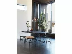 Hübsch Benk Metall / Tre Sort -Bord Försäljningsbutik 020907 1