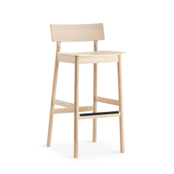 Woud Barstol Hvitpigmentert Lakk Eik