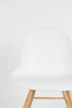 Zuiver Albert Kuip Stol 2stk Hvit -Bord Försäljningsbutik 1100292 6 1 1