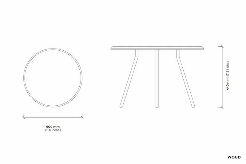 Woud Soround Betong Ø60 H44,5 7 Woud Soround Betong Ø60 H44,5 - Bild 5
