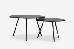 Woud Soround Kaffebord Sort Ask Ø75 H40,5 Cm 10 Woud Soround Kaffebord Sort Ask Ø75 H40,5 Cm -Bord Försäljningsbutik 110542 soround black painted oak 2 2