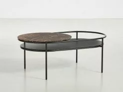 Woud Verde Coffee Table Brown Marble Top -Bord Försäljningsbutik 110752 verde coffee table bro n marble 1