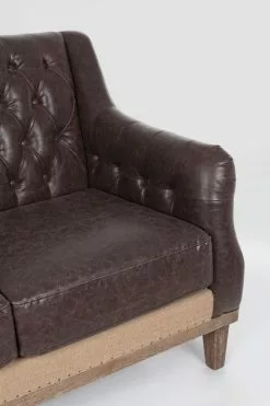 Bizzotto Raymond Sofa 2-seter Kunstskinn 14 Bizzotto Raymond Sofa 2-seter Kunstskinn -Bord Försäljningsbutik 115462