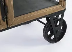 Bizzotto Liverpool Skap 95x36x153 Cm -Bord Försäljningsbutik 115625