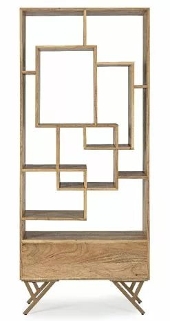 Bizzotto Raida Bokhylle H185 Cm -Bord Försäljningsbutik 115786