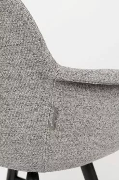 Zuiver Albert Kuip Soft Stol M/armlener Lys Grå 2stk -Bord Försäljningsbutik 1200208 7