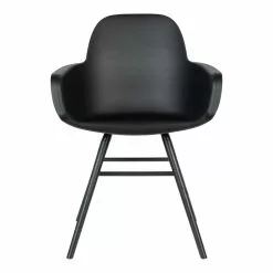 Zuiver Albert Kuip Stol M/armlene 2stk Sort -Bord Försäljningsbutik 1200230 1 1000x1000 50m 1