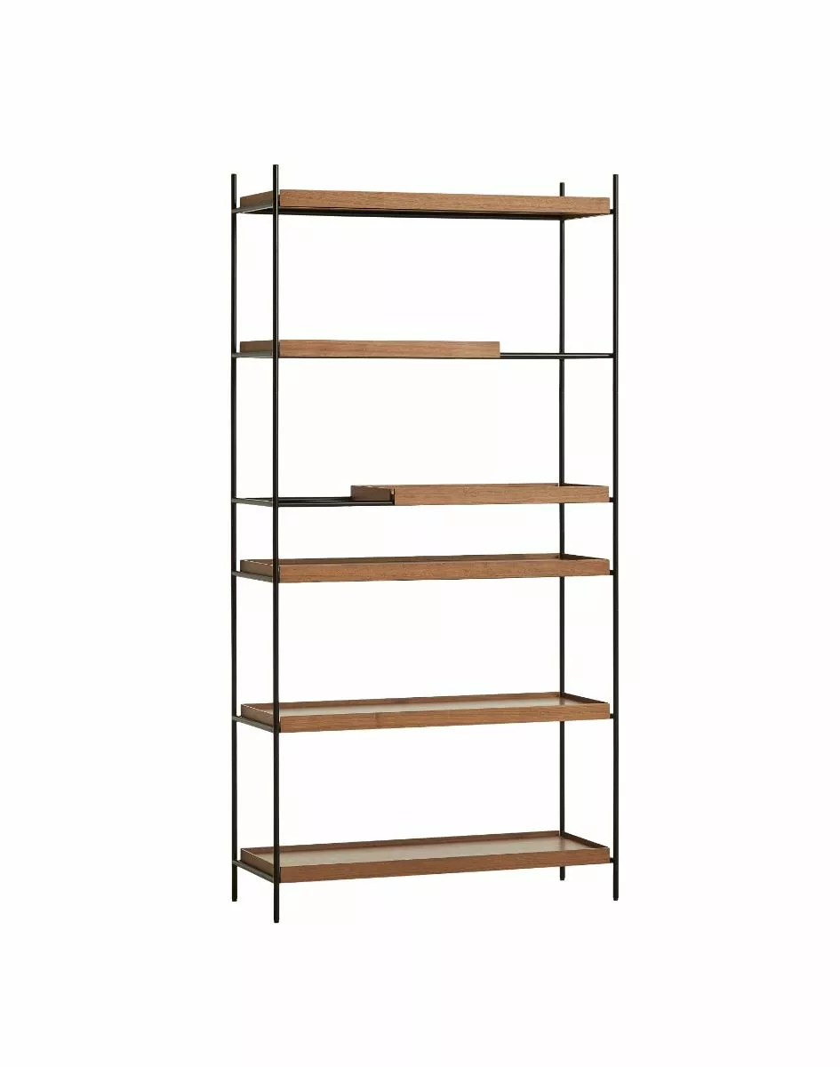 Woud Tray Hylle Høy Variant 1 Valnøtt 3 Woud Tray Hylle Høy Variant 1 Valnøtt