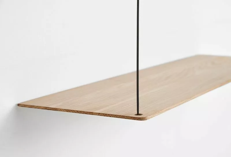 Woud Stedge Hylle Hvitpigmentert Eik 60 Cm 5 Woud Stedge Hylle Hvitpigmentert Eik 60 Cm - Bild 3