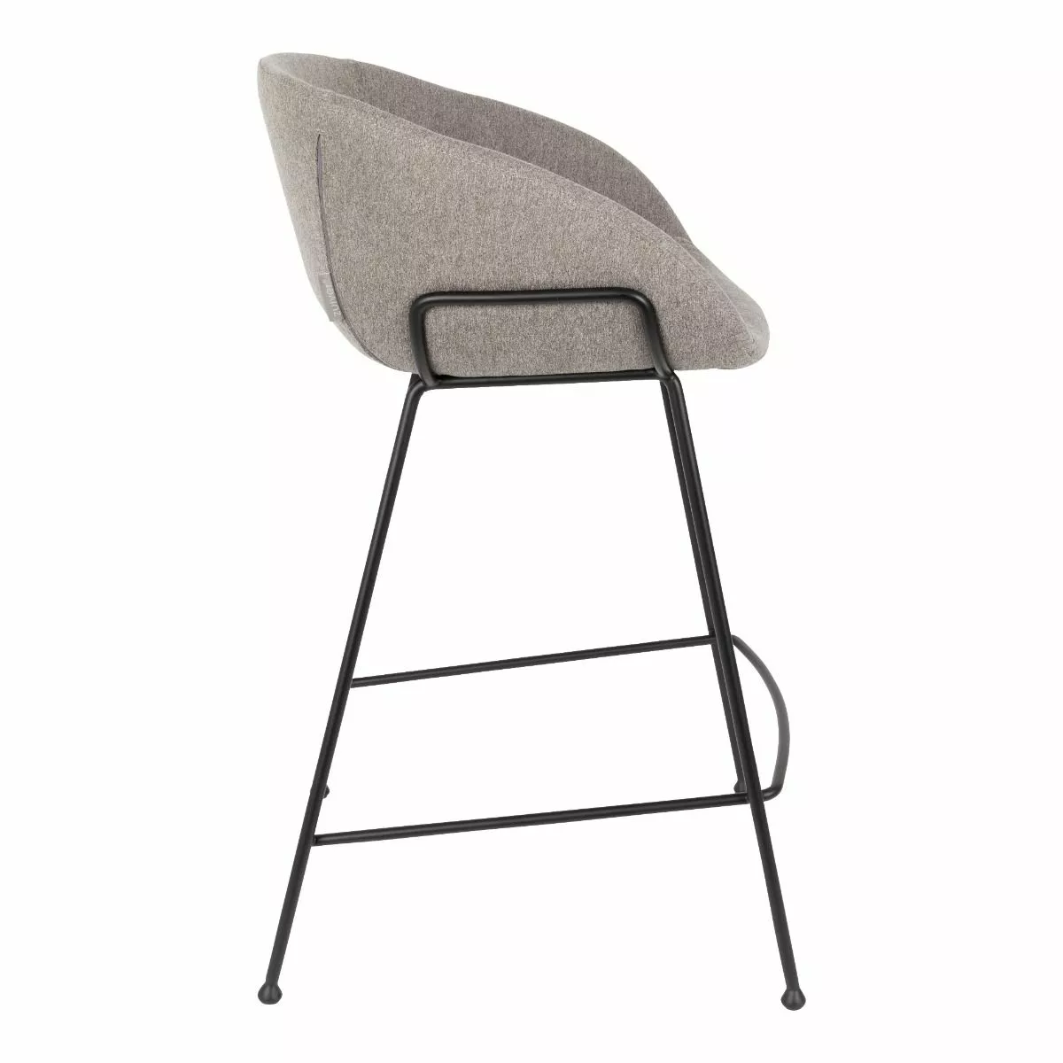 Zuiver Feston Barstol 65 Cm Grå 2stk 5 Zuiver Feston Barstol 65 Cm Grå 2stk - Bild 3