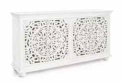 Bizzotto Alinta Skänk Vit 178x44x98 Cm -Bord Försäljningsbutik 178706