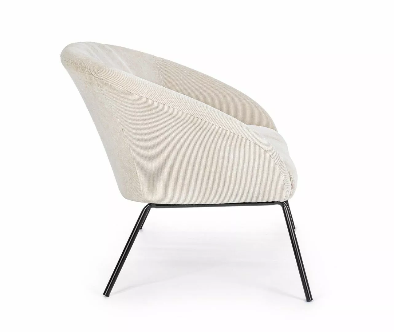 Bizzotto Aiko Soffa Velvet White 6 Bizzotto Aiko Soffa Velvet White - Bild 4