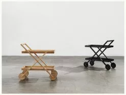 Design House Stockholm Exit Trolley Med Hjul Svart -Bord Försäljningsbutik 1900078 image 04 copy3 1