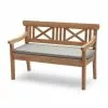 Skagerak Drachmann 120 Pillow Ash NB Med Kudde -Bord Försäljningsbutik 1960805 drachmann teak bench 120 cushion ash