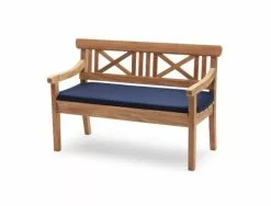 Skagerak Drachmann 120 Kudde Marinblå NB-kudde -Bord Försäljningsbutik 1960807 drachmann teak bench 120 cushion marine
