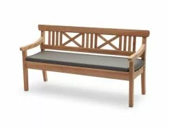 Skagerak Drachmann 165 Kudde Träkol NB Med Kudde -Bord Försäljningsbutik 1960808 drachmann teak bench 165 cushion charcoal