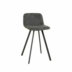 Martinsen Elias Barstol Sammet Svart 4 St -Bord Försäljningsbutik 20170429 5