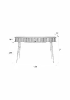 Zuiver Barbier Konsollbord Natur -Bord Försäljningsbutik 2300097 11 3