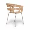 Design House Stockholm Wick Ek/krom Stol -Bord Försäljningsbutik 2369 8450