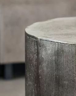 House Doctor Rota Sofabord Børstet Sølv Ø50 Cm -Bord Försäljningsbutik 262791013 11 1