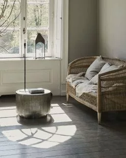 House Doctor Rota Sofabord Børstet Sølv Ø50 Cm -Bord Försäljningsbutik 262791013 13 1