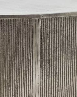 House Doctor Rota Sofabord Børstet Sølv Ø50 Cm -Bord Försäljningsbutik 262791014 02