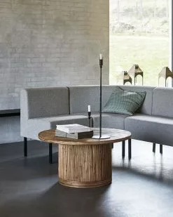 House Doctor Gro Sofabord Natur Ø90 Cm 17 House Doctor Gro Sofabord Natur Ø90 Cm -Bord Försäljningsbutik 264560200 13