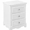 Bizzotto Blanc Kommode 40x34x64 Cm 2 Bizzotto Blanc Kommode 40x34x64 Cm -Bord Försäljningsbutik 28238