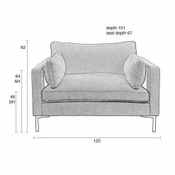 Zuiver Summer "love Seat" Hvilestol Natur 21 Zuiver Summer "love Seat" Hvilestol Natur -Bord Försäljningsbutik 3100101 9crop 1