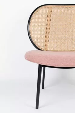 Zuiver Spike Hvilestol Natur / Rosa -Bord Försäljningsbutik 3100119 5 1