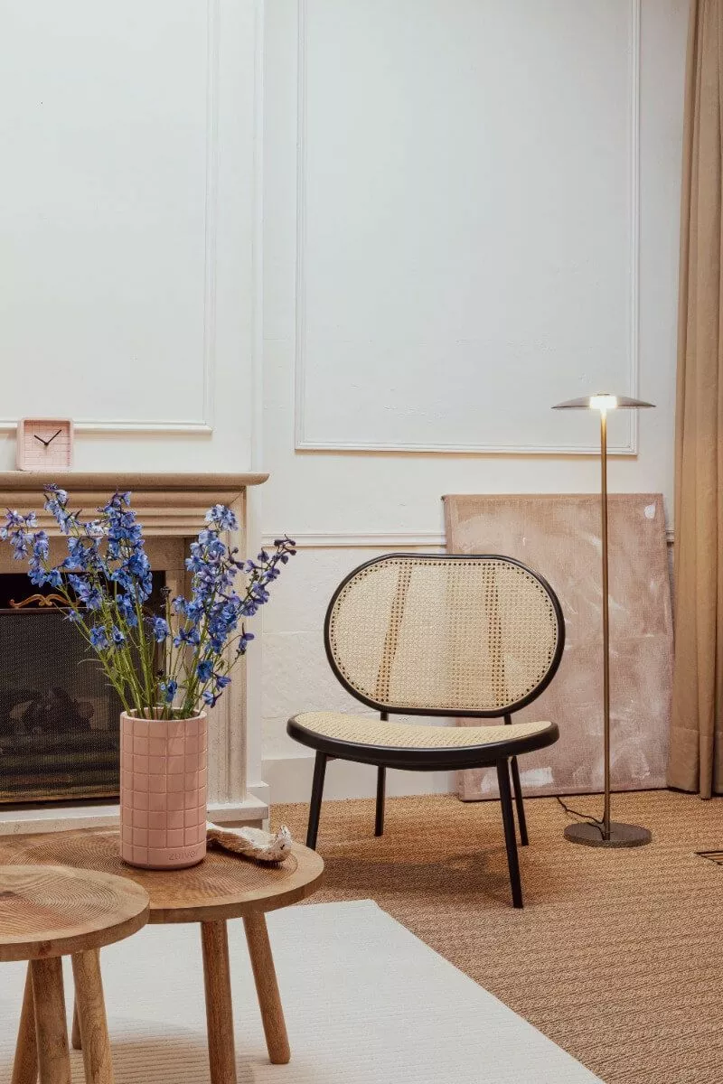 Zuiver Spike Hvilestol Natur / Webbing 4 Zuiver Spike Hvilestol Natur / Webbing - Bild 2