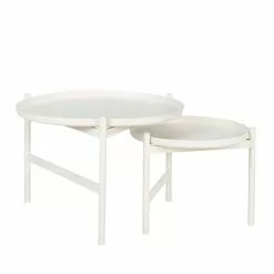 Broste Copenhagen Turner Table Sofabord Jern Hvit -Bord Försäljningsbutik 31002010 3