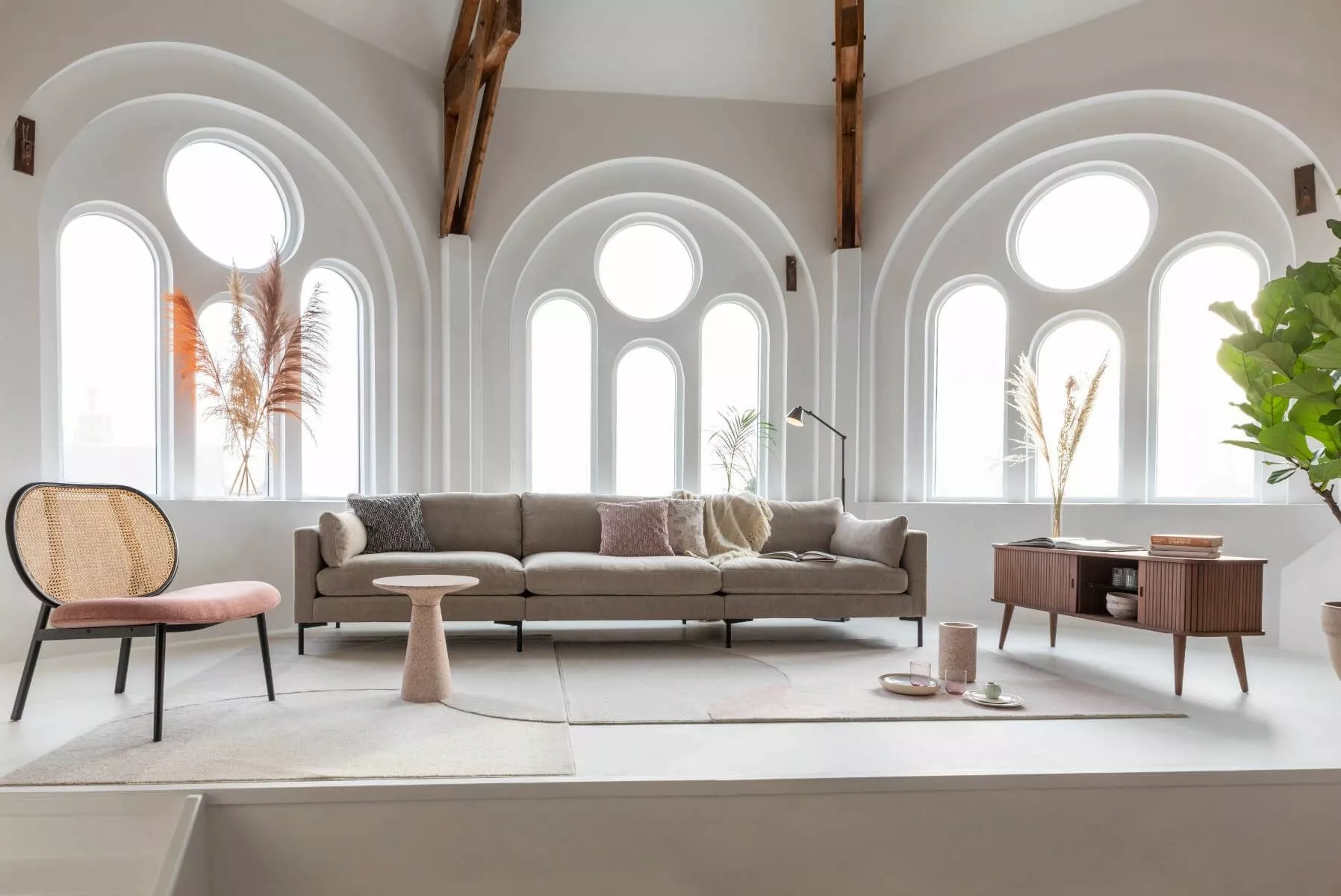 Zuiver Summer Sofa 4.5-seter Natur 3 Zuiver Summer Sofa 4.5-seter Natur