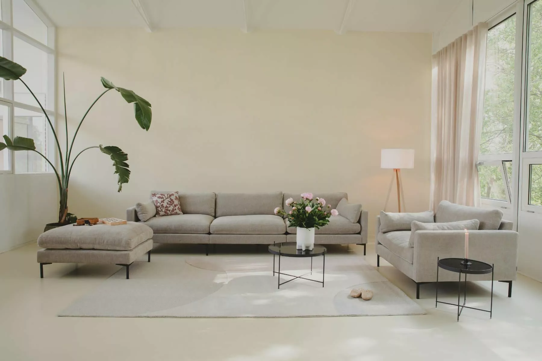 Zuiver Summer Sofa 4.5-seter Natur 5 Zuiver Summer Sofa 4.5-seter Natur - Bild 3