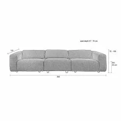 Zuiver Wings Sofa 4.5-seter Natur -Bord Försäljningsbutik 3200201 11 1000x1000 2