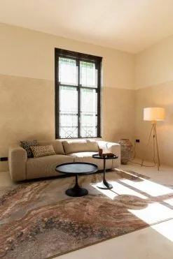 Zuiver Wings Sofa 3-seter Brun / Caramel -Bord Försäljningsbutik 3200202 13 1