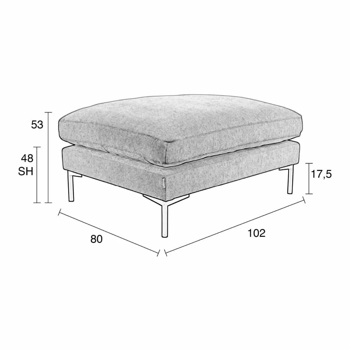 Zuiver Summer Puff Brun 9 Zuiver Summer Puff Brun - Bild 7