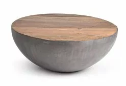 Bizzotto Lancaster Sofabord Grå Ø90.