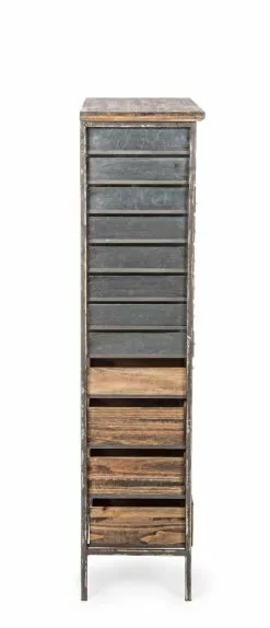 Bizzotto Officina Kommode 76x32x133 Cm -Bord Försäljningsbutik 35780