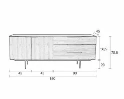 Zuiver Travis Skjenk Flere Farger -Bord Försäljningsbutik 4300013 8 1