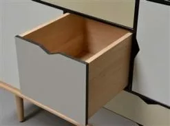 Andersen Furniture S3 Svartlackerad Ek / Mångfärgad