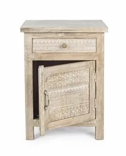 Bizzotto Mayra Nattbord 44x35x60 Cm -Bord Försäljningsbutik 47877