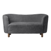 By Lassen Mingle Sofa Saueskinn Anthracite -Bord Försäljningsbutik 500004 pack