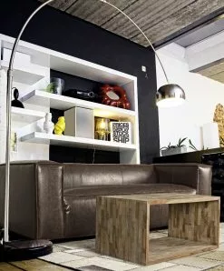 Bizzotto Dakota Sofa 3,5-seter Kunstskinn -Bord Försäljningsbutik 511 2