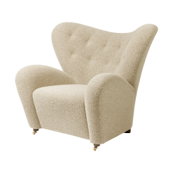 By Lassen The Tired Man Hvilestol Sacho Zero Krem -Bord Försäljningsbutik 515100 pack 1