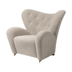 By Lassen The Tired Man Hvilestol Sacho Zero Lys Grå -Bord Försäljningsbutik 515101 pack 1