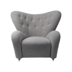 By Lassen The Tired Man Hvilestol Sacho Zero Grå