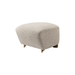 By Lassen The Tired Man Fotskammel Sacho Zero Lys Grå