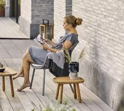 Cane-line Royal Soffbord Teak Kvadrat -Bord Försäljningsbutik 5407igt 5407ysn96 1604577953